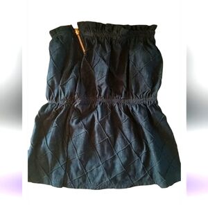 Jean Tube Top & Matching Bag NWOT